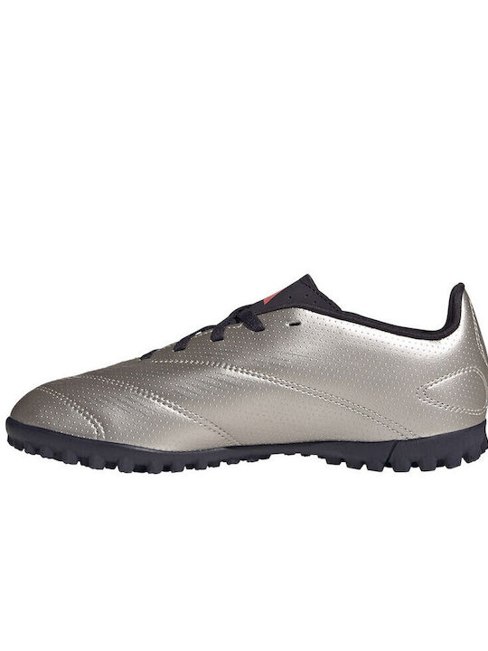 Predator Club Kids Turf Soccer Shoes Silver