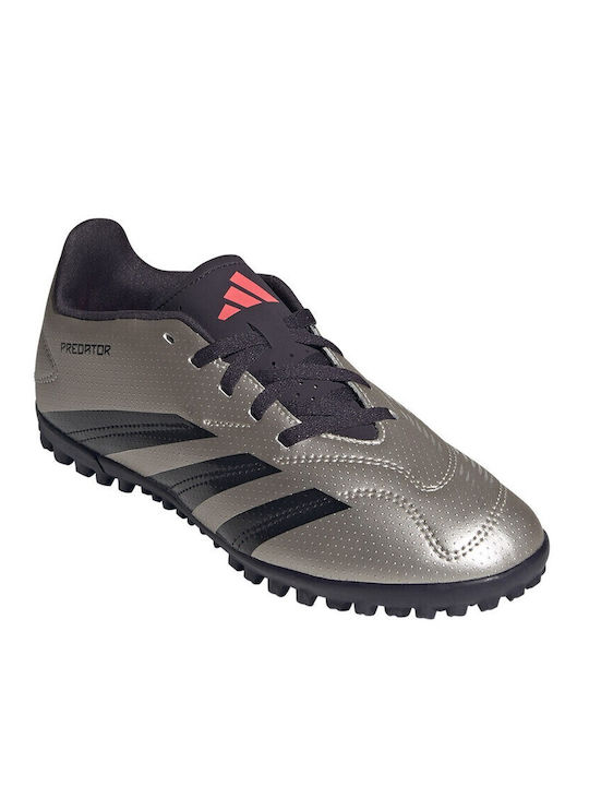 Predator Club Kids Turf Soccer Shoes Silver