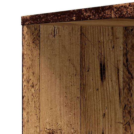 vidaXL Στήλη Μπάνιου Τοίχου Μ22xΒ41xΥ135cm Καφέ
