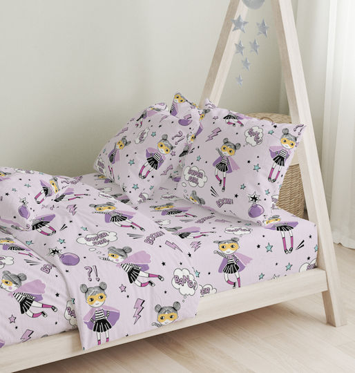 Cokitex Σετ Μονά Purple 165x270cm Cokitex Σετ Μονά Purple 165x270cm