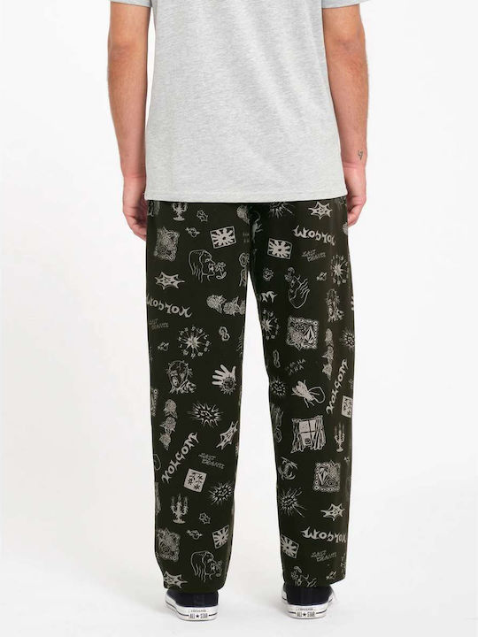 Keutchi Trousers in Loose Fit Black