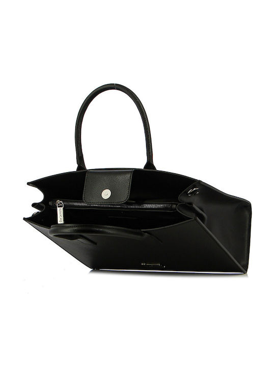 Leather Women's Tote Bag Black