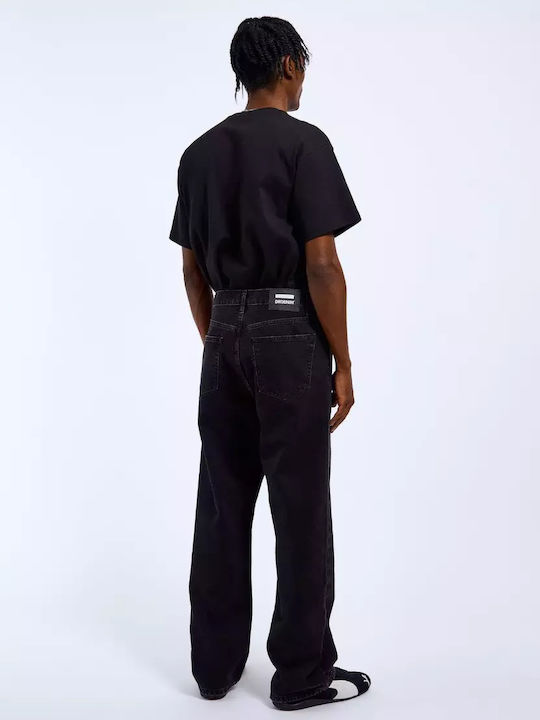 Drdenim Men's Jeans Pants in Relaxed Fit Worn Black