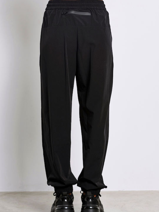 BodyTalk Men's Sweatpants with Rubber Black