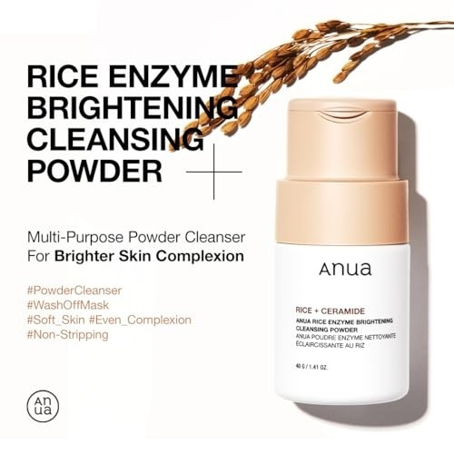 Anua Rice Enzyme Brightening Cleansing Powder Καθαρισμού Προσώπου για Ακνεϊκές Επιδερμίδες 40gr