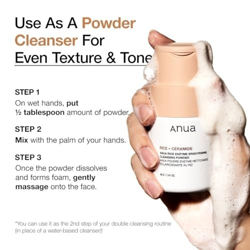Anua Rice Enzyme Brightening Cleansing Powder Καθαρισμού Προσώπου για Ακνεϊκές Επιδερμίδες 40gr