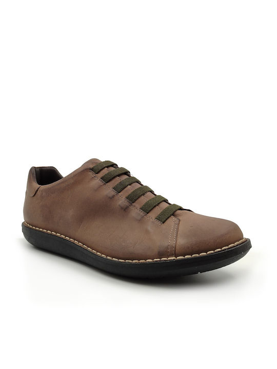 Chacal Men's Leather Casual Shoes Brown