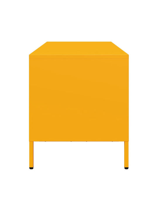 TV-Ständer Metall Senfgelb M101.5xP39xH43.5cm
