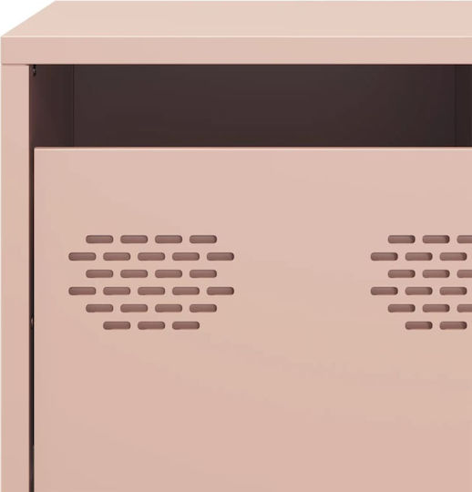 Έπιπλο Τηλεόρασης Μεταλλικό Ροζ Μ68xΠ39xΥ43.5cm