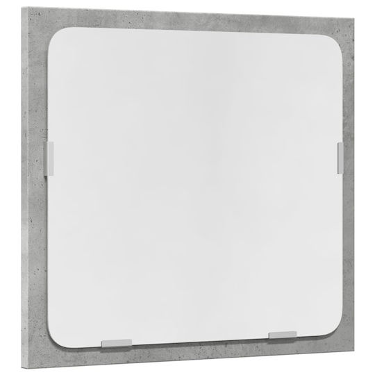 vidaXL Countertop without Sink with Mirror L41xW46xH38.5cm Gray
