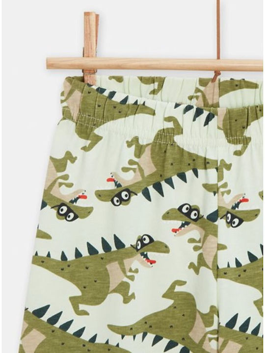 Kids' Set with Shorts Summer 2pcs Green