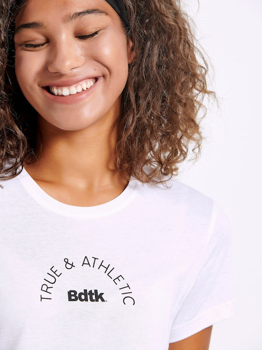 BodyTalk Γυναικείο Αθλητικό T-shirt Λευκό