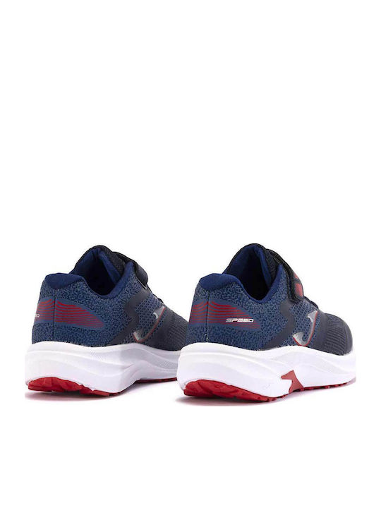 Speed Kids Sports Shoes Running with Hoop & Loop Closure Blue