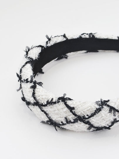 Mat Fashion Headband Hair White