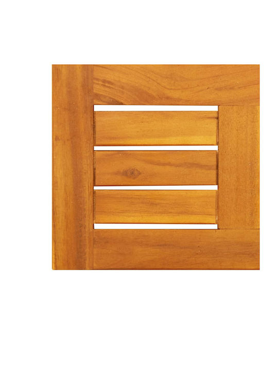 vidaXL Square Table Surface made of Solid Wood Brown 40x40x2cm 4004252 1pcs
