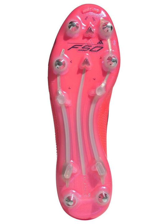 adidas F50 Elite Ποδοσφαιρικά Παπούτσια με Τάπες SG Ροζ