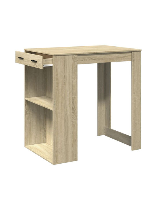 Table Bar Wooden Sonoma Oak 102x70x103.5cm