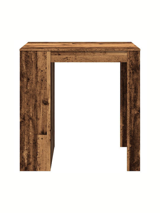 Table Bar Wooden Old Wood 102x70x103.5cm