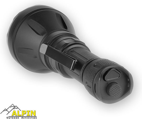 Alpin Επαναφορτιζόμενος Φακός LED IP68 με Μέγιστη Φωτεινότητα 1800lm