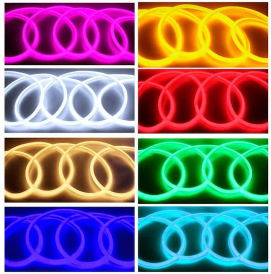 ForHome LED-Streifen 220V Natürliches Weiß Licht 1m Neon Flex