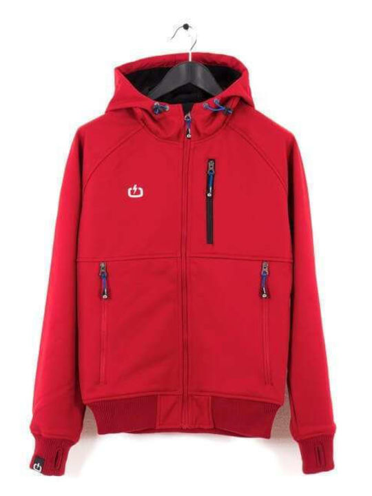 Jacke Bomber Wasserdicht und Winddicht Berry