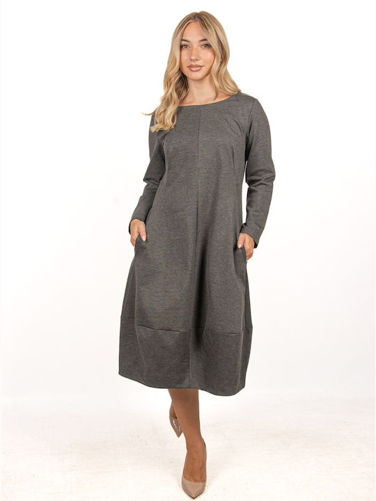 Punto Grey Dress