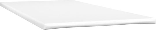 vidaXL Mattress Topper Single Foam with Removable Cover 100x210x5cm