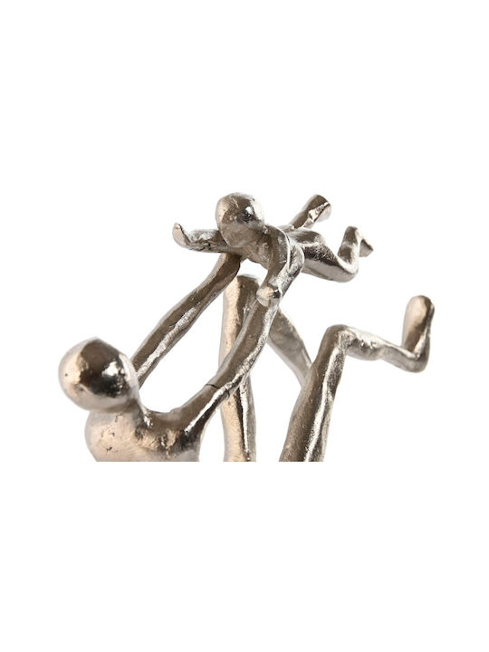 Decorative Figure Home Esprit Silver 25 X 8 X 14 Cm X2