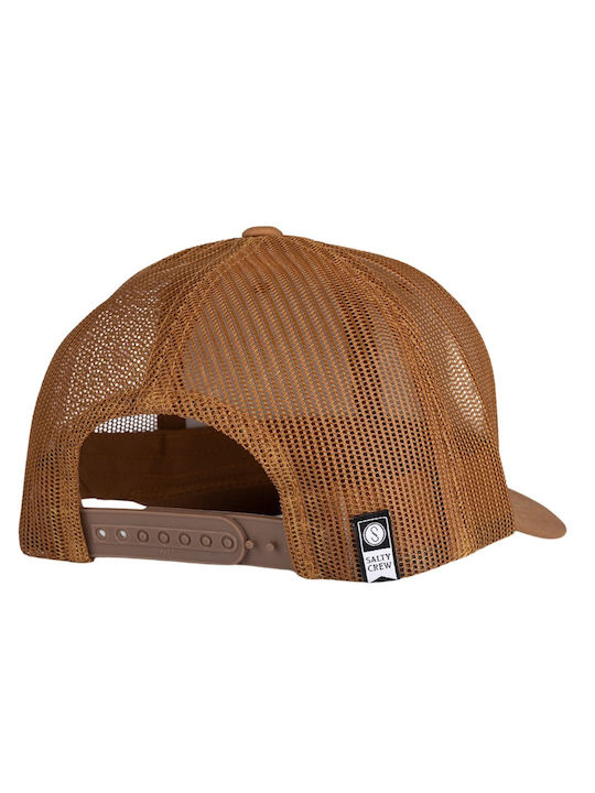 Salty Crew Men's Trucker Cap Brown