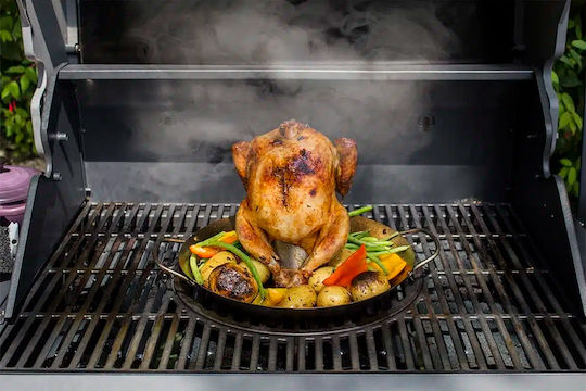 Sahara BBQ 10000413 Основа за Печене на Пиле от Неръждаема Стомана
