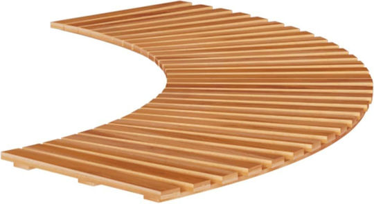 vidaXL Treaptă de piscină din lemn 112x45x2.5cm