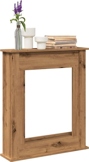 vidaXL Ξύλινη Πρόσοψη Τζακιού 75x87.5cm