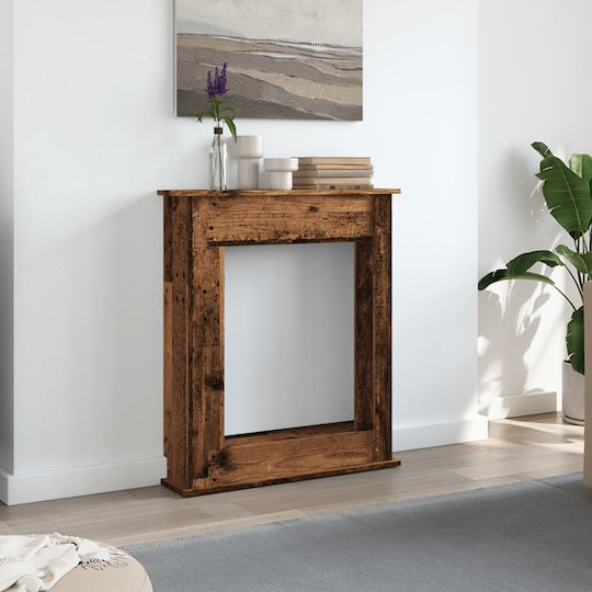 vidaXL Lemn Față Șemineu x87.5cm