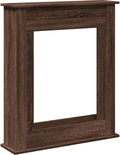 vidaXL Wooden Fireplace Mantel 75x87.5cm