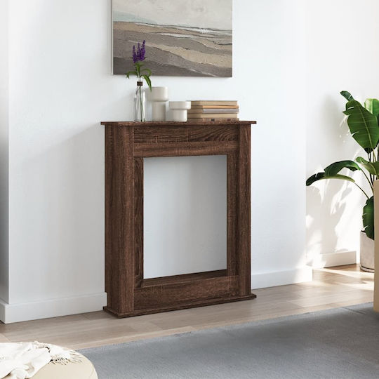 vidaXL Wooden Fireplace Mantel 75x87.5cm