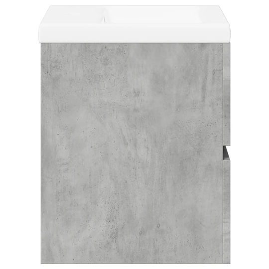 vidaXL Countertop with Sink L60xW45xH38.5cm Gray