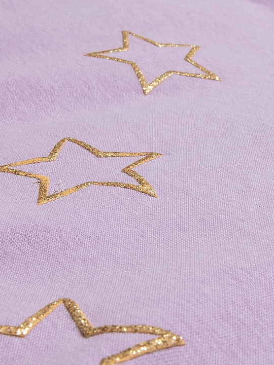 Kids Sweatpants Set Lilac 2pcs Five Star
