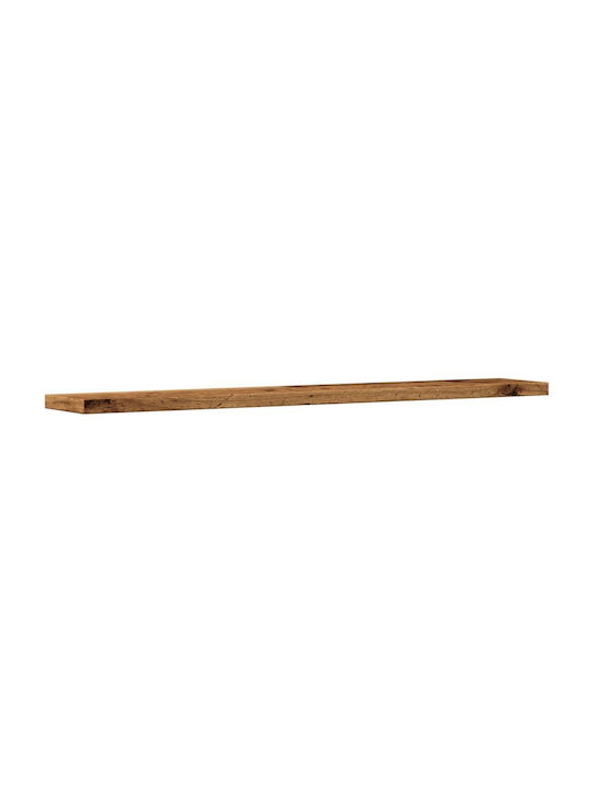 Ράφια Τοίχου Καφέ (4τμχ) 60x20x1.5εκ.