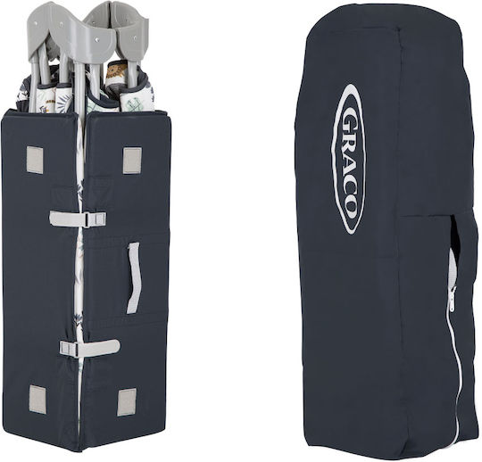 Graco Contour Electra Παρκοκρέβατο 2 Επιπέδων με Αλλαξιέρα & Στρώμα Crib Into the Wild 92.5x65cm