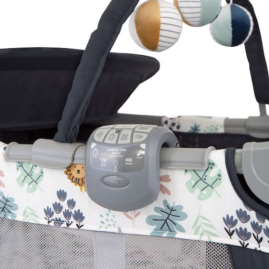 Graco Contour Electra Παρκοκρέβατο 2 Επιπέδων με Αλλαξιέρα & Στρώμα Crib Into the Wild 92.5x65cm