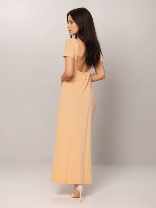 Noobass Maxi Dress Peach