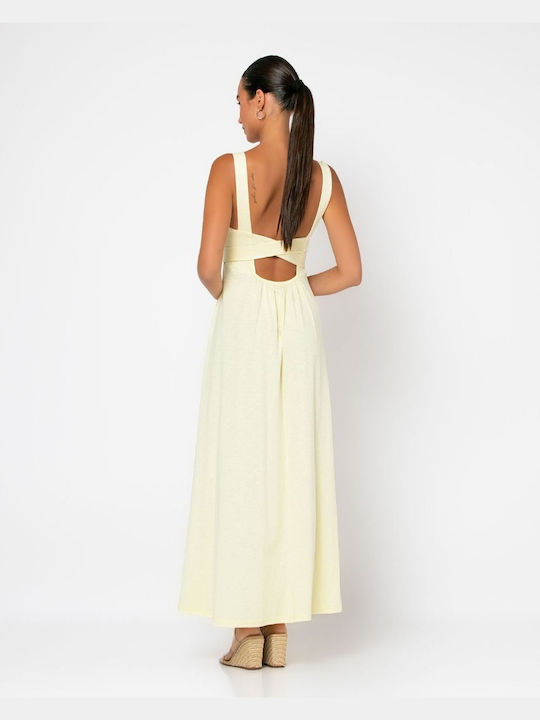 Noobass Maxi Dress Yellow