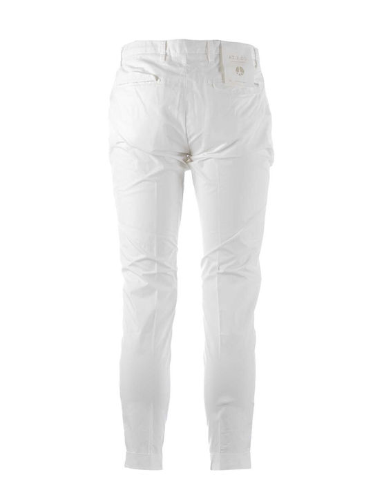 AT.P.CO Men's Trousers in Regular Fit White