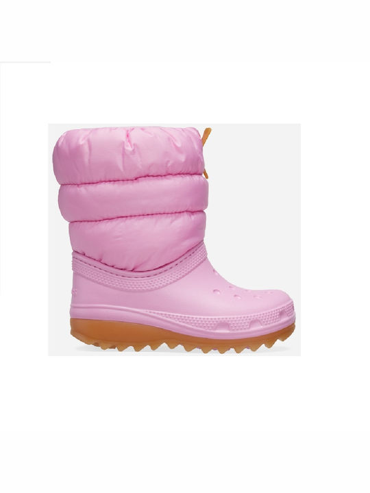 Crocs Neo Puff Kids Boots Pink