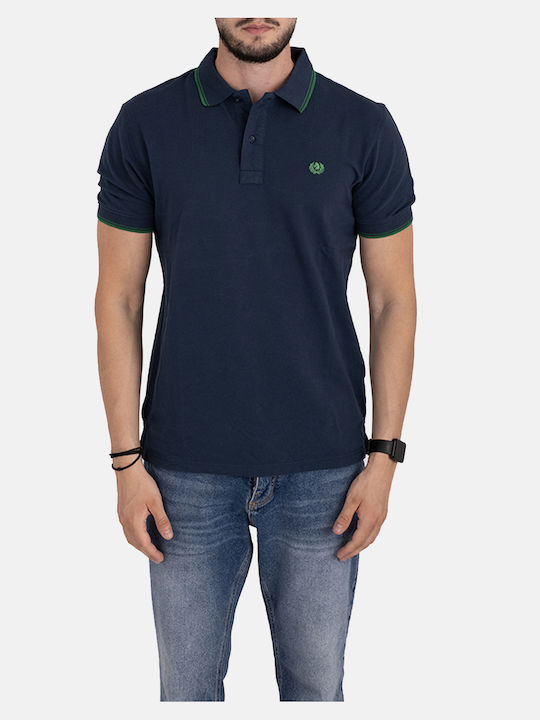 Ascott Herren Kurzarmshirt Polo DarkBlue