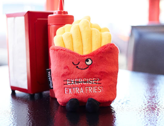 Punchkins Plüsch Schlaue Pommes "Exercise Extra Fries" 18 cm
