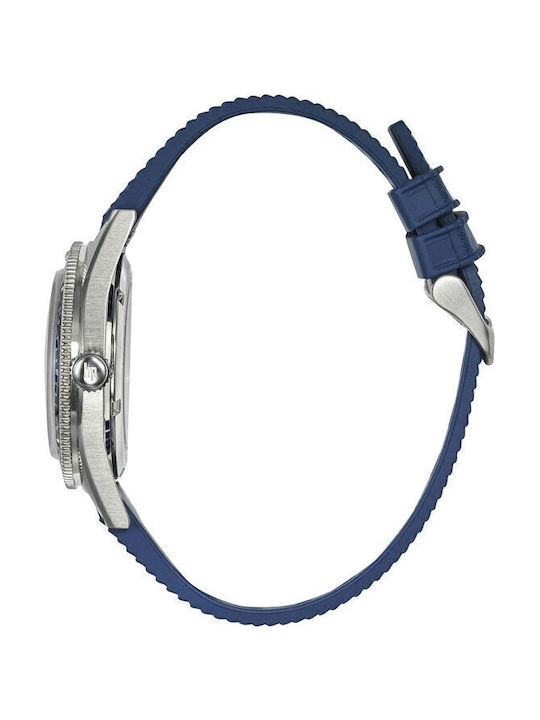 Lip Watches Men's Watch Automatic with Blue Leather Strap