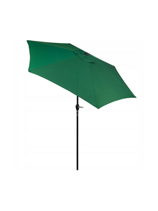 Umbrelă Rotundă Metalică Verde Φ2.5m