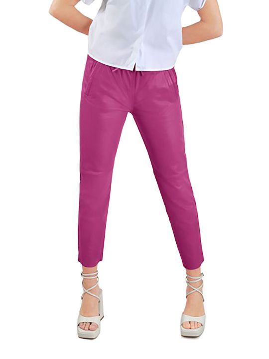 Oakwood Damen Stoff Hose Fuchsie