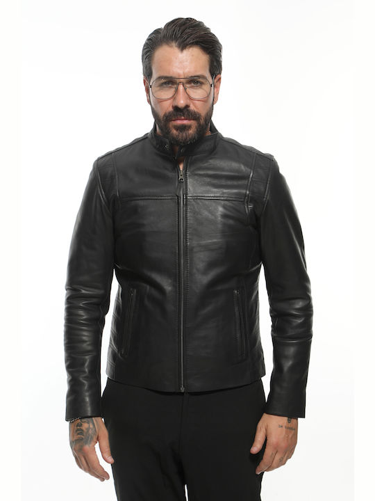 Newton Leather Men's Leather Jacket BLACK